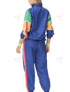 Nueva moda de verano para mujer, chándal de gran tamaño, cortavientos de nailon para correr con estampados reflectantes, chándal de talla grande para mujer - Product Image 6