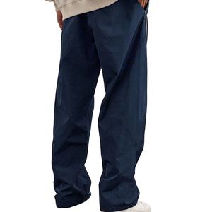 Ventes en gros de coupe-vent personnalisés avec impression d'écriture, streetwear, coupe-vent en nylon évasé, pantalon de survêtement ample pour hommes 2026 - Product Image 5