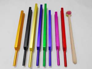 ชุดส้อมเสียงอลูมิเนียมอัลลอยด์8ชิ้น, ชุดปรับจูนสีสันสดใสแหล่งพลังงานไฟฟ้า - Product Image 6