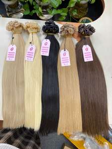 Clip dans les cheveux humains Extension de faisceau de cheveux 100% brut vietnamien Remy naturel vendeur prix de gros - Product Image 5