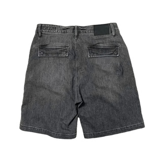 New Men's Fashion <b>Stretch</b> Causal Short Jeans <b>Denim</b> Shorts Black <b>Denim</b> wear Men's Shorts Canvas <b>Fabric</b> High Street Wear for Men - Product Image 2