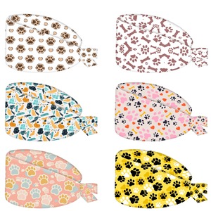 Working Scrub Hats for Nurses Adjustable Nursing Cap Nurses Hair Cover for Women Custom Elegant Pattern Printed Caps By Vaslcare - Product Image 1