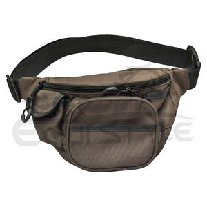 Riñoneras de lona marrón Oliva de diseño personalizado de alta calidad, riñoneras con cremallera, venta al por mayor, proveedor de acampada al aire libre de alta calidad - Product Image 2