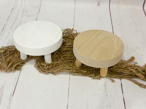 Simple Design <b>Wood</b> <b>Cake</b> Stand | Round Reusable Dessert Display for Baking, Wedding <b>Cakes</b> & Kitchen Supplies Round Natural - Product Image 3