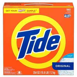 Détergent à lessive en poudre Tide Original HE 180 Load Ultra, 254 oz - Product Image 3