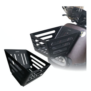 Xilla Panier de rangement en aluminium noir pour Gogoro2 - Product Image 1