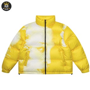 OEM Custom Full Print Digital Printing Canvas Front Winter <b>Warm</b> Thickened Puffer <b>Jacket</b> for <b>Men</b> - Product Image 5