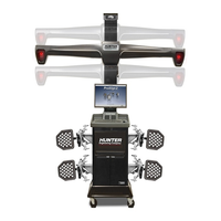 Machine d'alignement de roues 3D Hunter avec affichage numérique, système d'alignement à crémaillère pour garage automobile et camion
