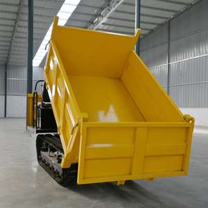 Self Loading Mini Dumper Crawler with Hydraulic Lifting Garden <b>Transporter</b> Light Tracked Dump Truck Strong Power - Product Image 4