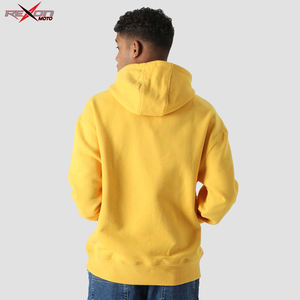 <b>Yellow</b> Cotton Fleece <b>Hoodie</b> for <b>Men</b> Soft Cozy Cotton Blended Basics Casual Pullover Hoodies <b>Men</b> Perfect for Comfort and Style - Product Image 1