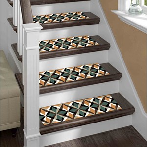 Tapis imprimé vert : Design moderne et vibrant pour la décoration intérieure, Gobelin - Product Image 2