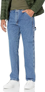 Jeans pour hommes de la rue haute, coupe ample, respectueux de l'environnement, respirant et personnalisable Denim - Product Image 2