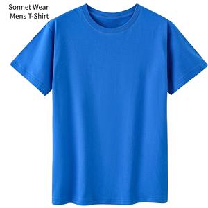 T-shirt en coton pour homme/femme, manches courtes, col rond, hauts d'été, coupe ample, unisexe, basique - Product Image 6