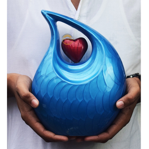 Purple <b>Keepsake</b> Urns - Mini Urns for Human Ashes Premium <b>Box</b> & Bags - Handcrafted Urns for Ashes - Honor Your Loved One - Product Image 3