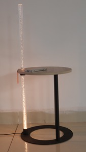 Lámpara de pie LED moderna Lumetal, lámpara de pie con forma de burbuja para sala de estar, dormitorio, hotel, decoración. - Product Image 6