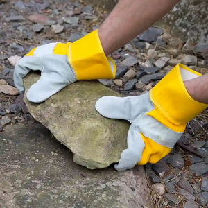 ถุงมือหนังวัวแบบเต็มถุงมือสะท้อนแสงสำหรับงานทำสวนอุตสาหกรรม - Product Image 5