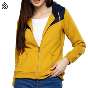 Sudaderas con cremallera cómodas hechas en Pakistán para mujer, sudaderas con cremallera de diseño único, sudaderas con cremallera transpirable para mujer - Product Image 1