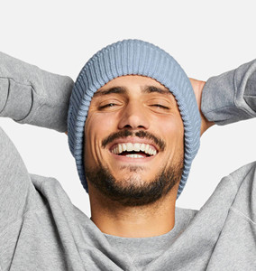 Custom Jacquard Knit <b>Beanie</b> <b>Hat</b> For <b>Man</b> Fashion Winter Warm Cap Unisex Logo Embroidery <b>Beanies</b> - Product Image 5
