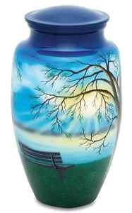 Urna de metal con grabado personalizado hecho a mano con marco de fotos, urna de cremación personalizada para seres queridos, cenizas, venta al por mayor - Product Image 2