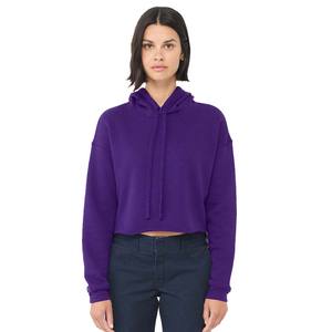 Blusa con capucha de gimnasio para mujer 100% algodón Color sólido Casual ajuste suelto para invierno - Product Image 3