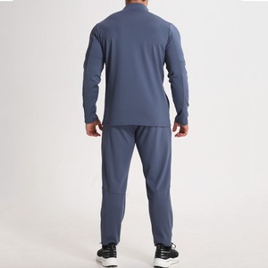 Ensemble de jogging à capuche zippé personnalisé pour hommes Survêtements en polaire technique pour le sport en plein air Gym Fitness Training Jogging Sweat Hiver - Product Image 2