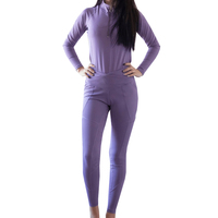 Pantalones de equitación para mujer con presillas para cinturón, botones, tejido transpirable, agarre de silicona, elásticos en cuatro direcciones, tipo jodhpur.