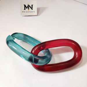 Cadena de Resina Transparente de Gran Tamaño y Colorida para Decoración de Paredes, Proyectos de Bricolaje, Separador de Ambientes, Accesorios para Cortinas, Diwali - Product Image 1