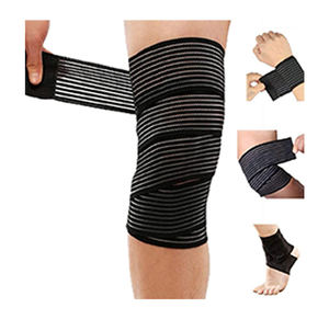 Genouillère de musculation de haute qualité, respirante, légère, en coton, avec couleur et logo personnalisés - Product Image 1