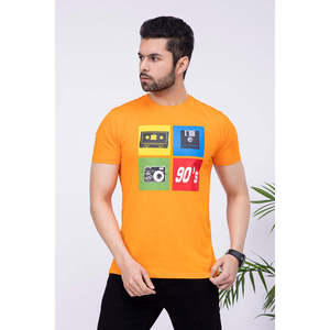 Camiseta de Manga Corta Fred para Hombre, 100% Algodón, Jersey Grueso, Corte Holgado y Oversize con Diseño Estampado - Product Image 1