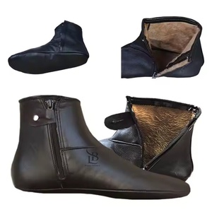 Wholesale Custom Winter <b>Leather</b> <b>Men's</b> <b>Leather</b> <b>Slipper</b> Socks Genuine <b>Leather</b> Athletic Socks cheap rate OEM Service 2025 - Product Image 1