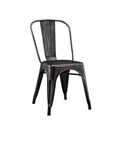 Chaise de salle à manger de style industriel rétro en fer pour la maison, le bureau, l'hôtel, le restaurant, utilisation en intérieur, matériau métallique durable - Product Image 1