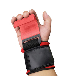 ตะขอสำหรับยกที่มีแผ่นรองข้อมือแบบปรับได้บุนวมหนาไม่ลื่นเคลือบสำหรับงานหนัก - Product Image 5