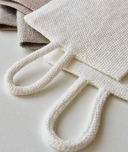 Sujetadores de Cortinas de Lino. Juego de 2 sujetacortinas de lino para cortinas. Sujetador de Cortinas de Tela con Lazos - Product Image 4