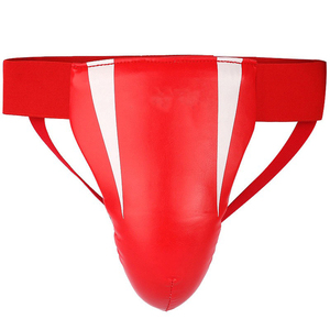 Protector de ingle personalizado de alta calidad para adultos, equipo de entrenamiento de boxeo de protección profesional, Material de PU para seguridad - Product Image 4