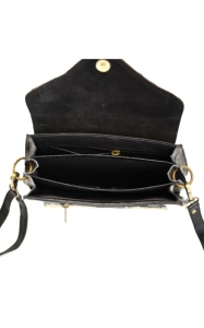 Nouvelle arrivée de cuir de fourrure métallique sac à main sac à bandoulière gitane Boho cuir véritable Vintage fait à la main Style occidental multi-usages sac à bandoulière - Product Image 6