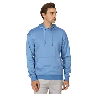 2023 Op Maat Gemaakte Mannen Sky 300 Gsm Fleece Pullover Hoodies Mannen Bulk Fabriek Gemaakt Hoge Kwaliteit Hoodies Te Koop