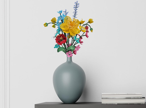 Jarrón Decorativo de Resina Sólida de Lujo, Estilo Tradicional, para Decoración de Mesa de Centro de Sala de Estar, Hecho a Mano, Diseño Ecológico para Bodas - Product Image 5