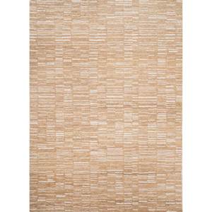 พรมขนสัตว์ถักมือ Aprezo สีเบจและสีน้ำตาล ลายเรขาคณิต สำหรับห้องนั่งเล่น ห้องโถง ทางเข้าบ้าน-สำหรับวัยรุ่น SIWL-12 - Product Image 1