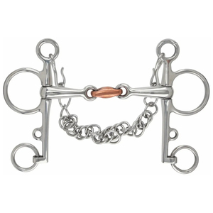 Bocado de Caballo Mullen Rugby Pelham Premium, Pulido, con Boca Lisa, de Acero Inoxidable, Equipo Ecuestre, Equipo Veterinario - Product Image 6
