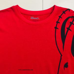 Offre Spéciale hommes 100% coton T-Shirt Super doux 180 GSM personnalisé fermer impression respirant rouge à manches courtes décontracté grande taille tricoté - Product Image 3