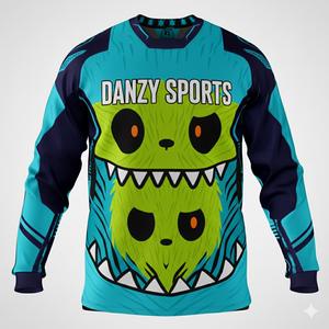 Maillot de paintball personnalisé pour homme - Coton de haute qualité, élasthanne, polyester, maille douce, respirante, séchage rapide, absorption de l'humidité, entièrement - Product Image 5