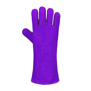 Guantes de soldadura de cuero de vaca largos y cortos de bajo precio Guantes de soldadura de cuero de vaca en diferentes tamaños y colores - Product Image 5