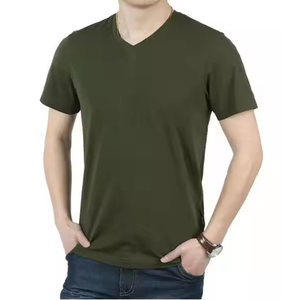 Nueva Llegada, Camisetas de Cuello en V para Hombre de Alta Calidad, 100% Algodón Peinado, Venta al Por Mayor, Servicio OEM - Product Image 6