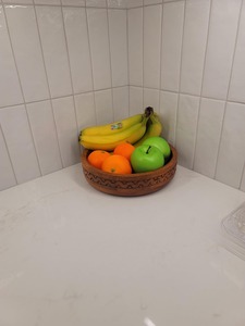 Bol décoratif en bois massif Pièce maîtresse de table élégante pour la décoration intérieure Comptoir de cuisine et affichage intérieur moderne d'Inde - Product Image 6