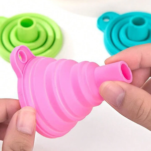 Outil de cuisine entonnoir de cuisine pliable en silicone pour transférer des outils de cuisson liquide et poudre - Product Image 6