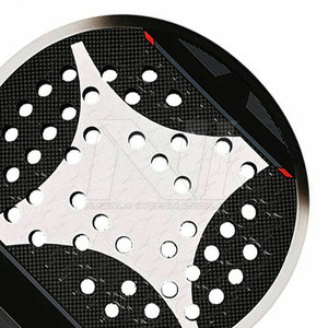 Raquette de tennis OEM professionnelle de haute qualité en fibre de carbone filet de nylon 12k poignée EVA logo personnalisé raquette de sport cadre de jeu élevé - Product Image 4