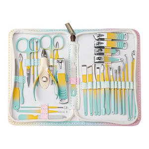 Professional 18/30 Pcs Manicure <b>Tool</b> Set Gradient Color <b>Pedicure</b> Nail Clipper Scissor High Quality Beauty <b>Tool</b> Foot Application - Product Image 2