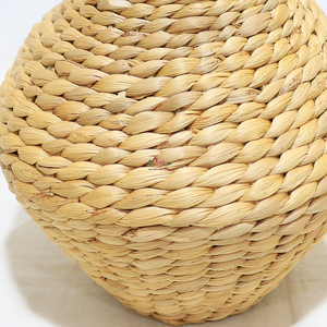 Eco Friendly Woven Water Hyacinth Flower Vase Handmade by Artex Dong Thap for Cozy Interiors and Minimalist Floral Arrangements - Product Image 5