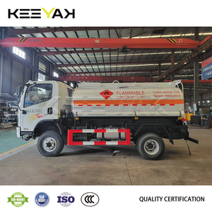 FAW Camión cisterna de aceite 5CBM 4X2 Diesel Gasolina 5000 litros Tanque de combustible Camión Cummins Motor Opcional Fábrica Dirce Suministro para la venta - Product Image 4