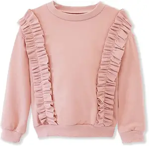 Wholesale customized heated sweat shirt & hoodie for Infant & toddlers Fancy Sweatshirts for kid girl